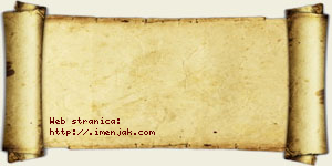 Jovana Čalošević vizit kartica